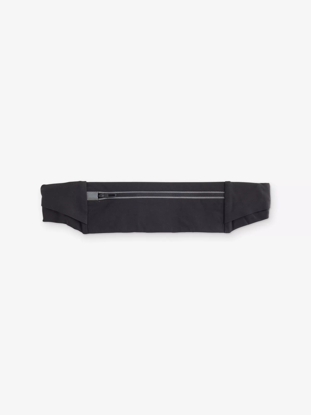 Black Lightweight Stretch Running Belt Bag