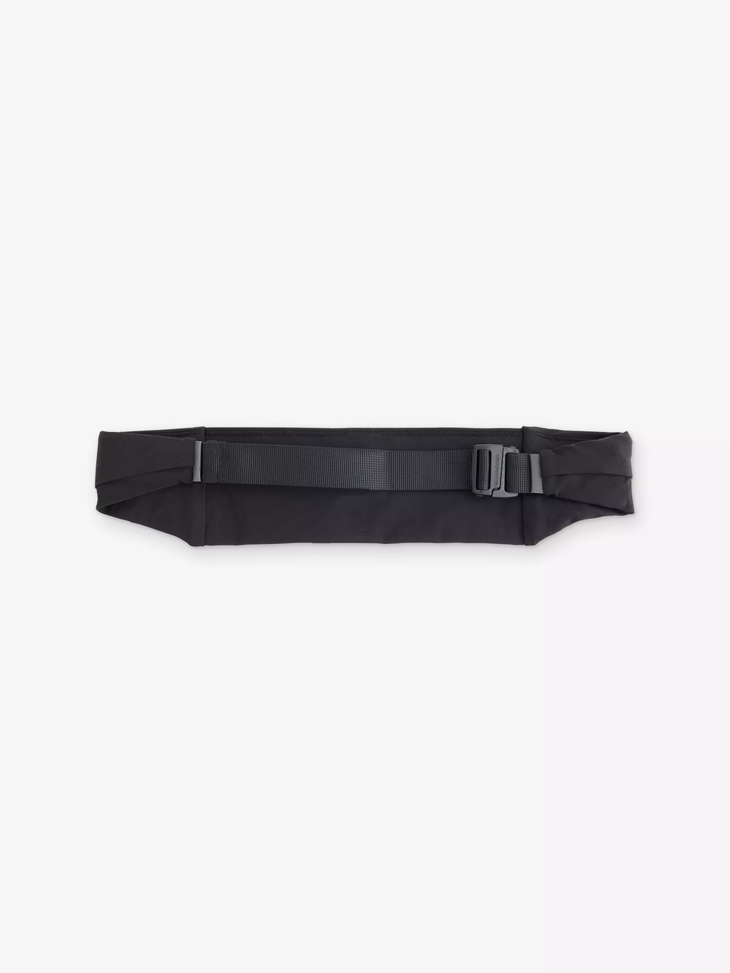 Black Lightweight Stretch Running Belt Bag