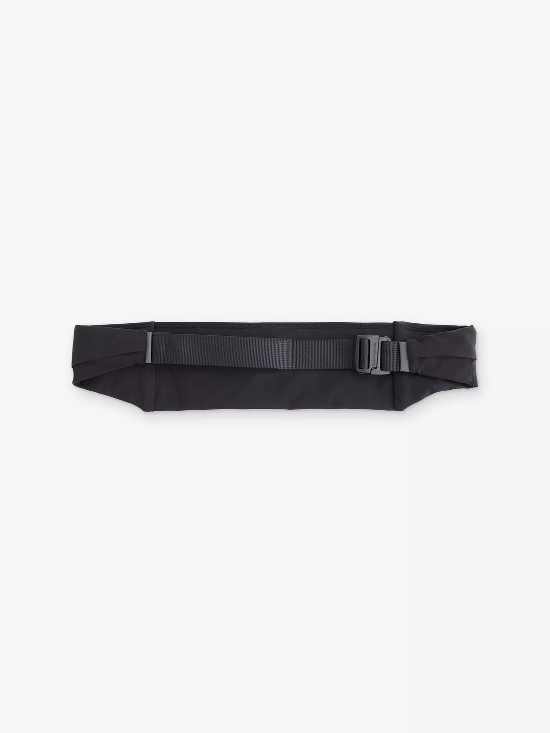 Black Lightweight Stretch Running Belt Bag