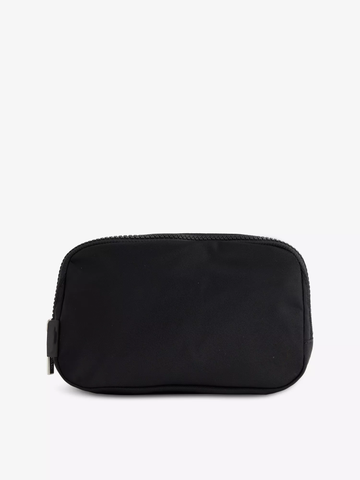 Black Hard Shell Multi-Compartment Travel Toiletry Bag