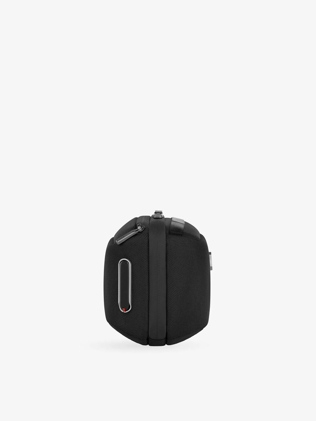 Black Hard Shell Multi-Compartment Travel Toiletry Bag