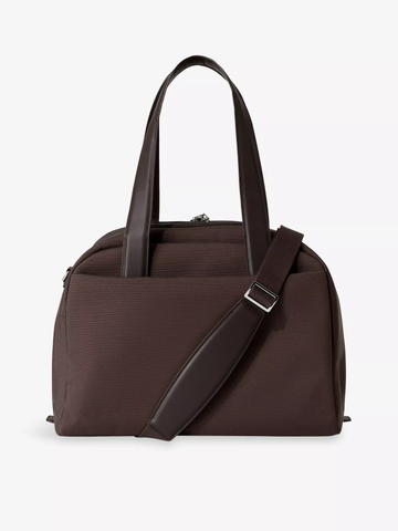 Dark Brown Polyester Multiway Travel Duffle Bag